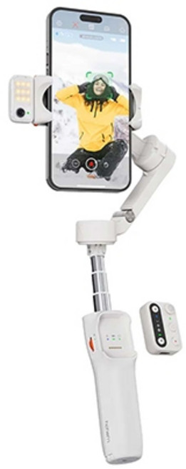 開年公司貨 Hohem 浩瀚 iSteady V3 三軸折疊 手機 穩定器, 白色, 1個
