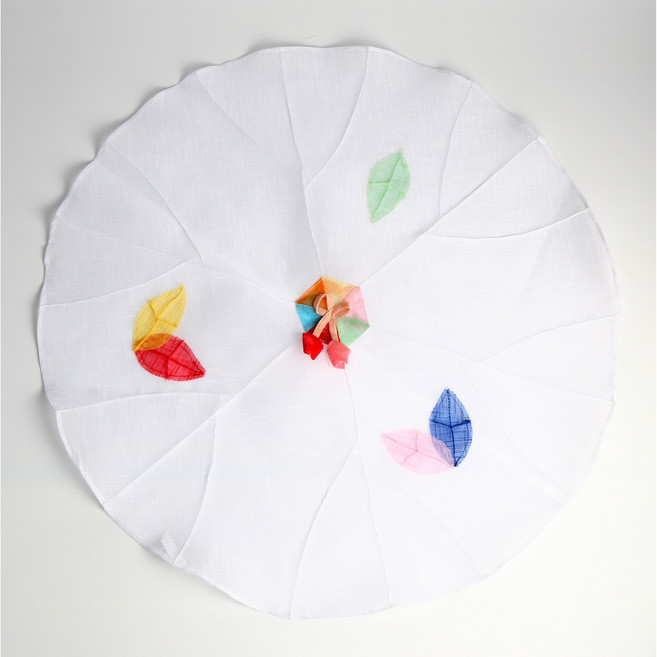 봉봉러브 전통 고급 모시 연잎 밥상보 324, 흰색, 1개