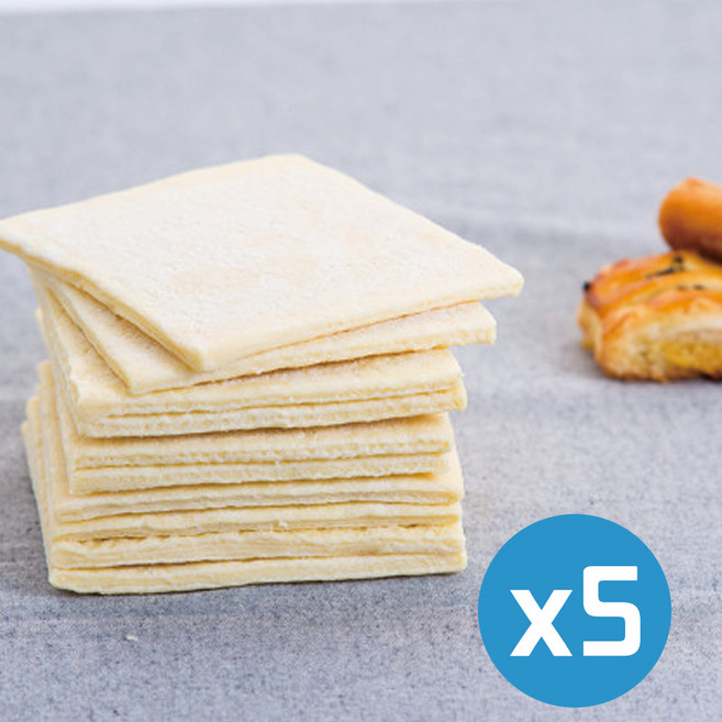 [드라이아이스포함] 삼양사 페이스트리용 사각시트 S 60g 15개입X5봉지 총75개 4.5kg 냉동생지[당일발송], 1개