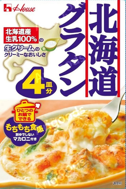 일본 하우스 홋카이도 마카로니 그라탕 4접시분 164g x 5개