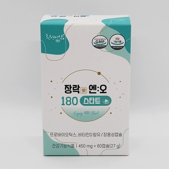 장락엔오180스타트 60캡슐 천현수박사 산화질소 산화질소대사체 프로바이오틱스, 60정, 1개 - 쿠팡