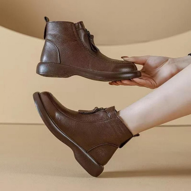 Makone 여성 패션 트랜드 코디네이터 소프트 슈즈 데일리 앵클부츠