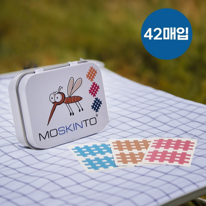 모스킨토 독일 수입 Moskinto 모기패치 42P, 42g, 1세트