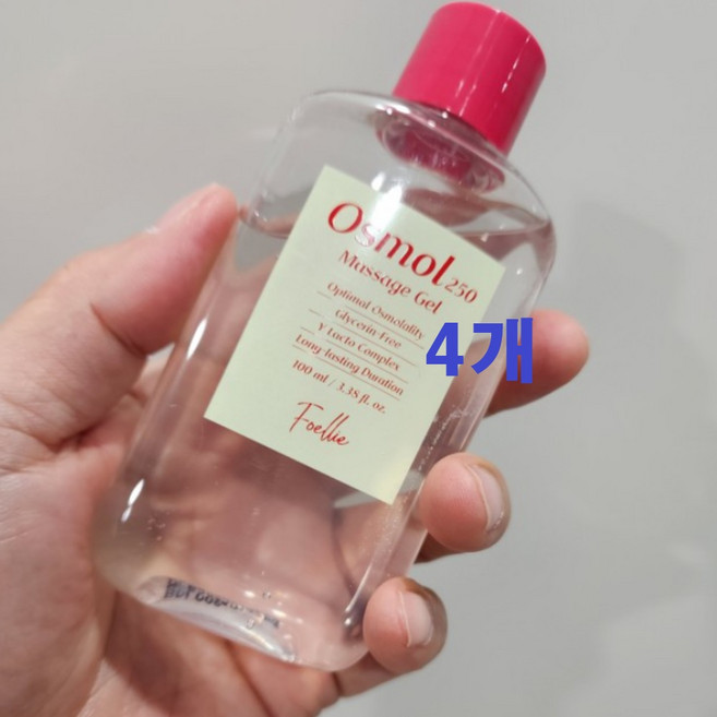 포엘리에 오스몰250 수용성 마사지젤 러브 젤, 100ml, 4개