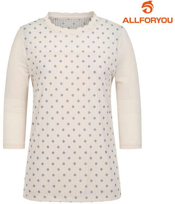 [올포유] 여성 기하학 티블라우스 ALTRM3341-102