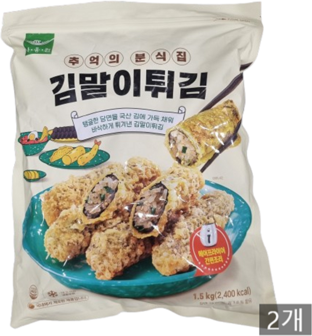 사옹원 추억의 분식집 김말이 튀김, 2개, 1.5kg