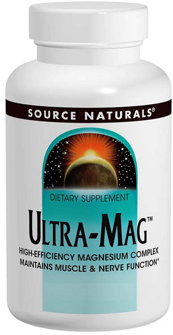 SOURCE NATURALS Ultra-Mag鎂複合錠, 120顆, 1罐