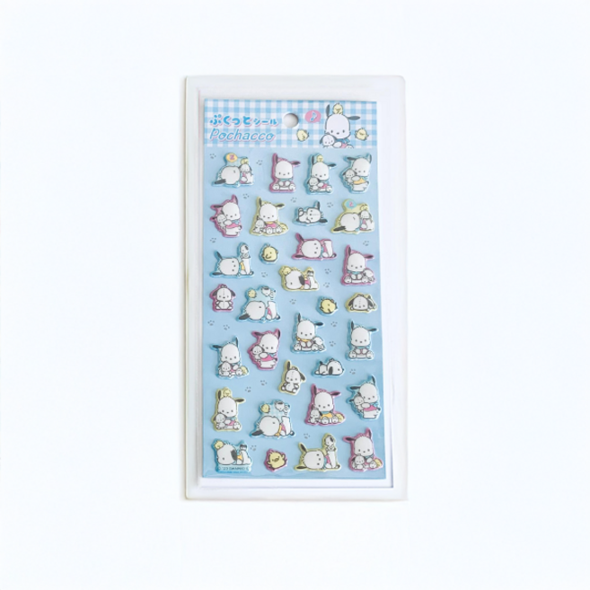 옐상 산리오 입체스티커 5종, 1개, 포차코