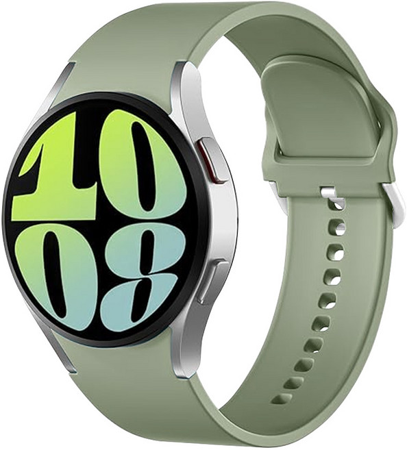 티엑스엘엑스 갤럭시워치 날개형 실리콘 스트랩, 올리브, 1개