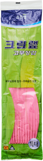 크린랩 고무장갑 특대형, 10개