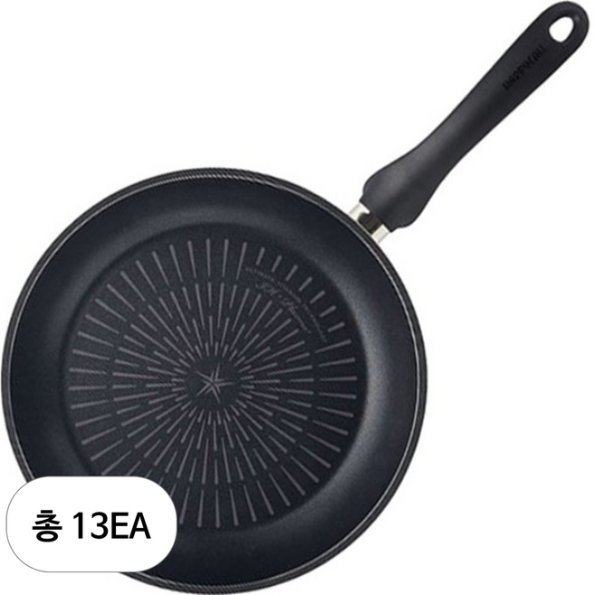 해피콜 인덕션 티타늄 IH 후라이팬, 20cm, 13개