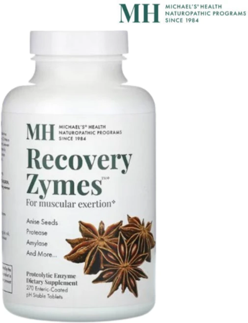MH 리커버리자임 Recovery Zymes 효소 우벤자임 주문당일 미국발송, 1개, 270정 - 쿠팡