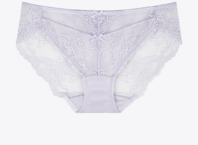 섹시쿠키 GORGEOUS 도트망 연바이올렛 레이스팬티