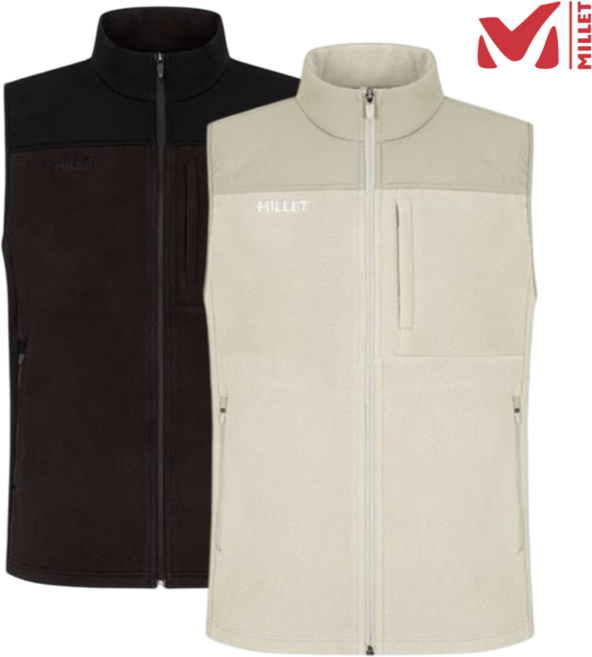 밀레 남성 후리스 조끼 봄 간절기 등산 낚시 골프 트레킹 집업 뽀글이 플리스 아웃도어 베스트
