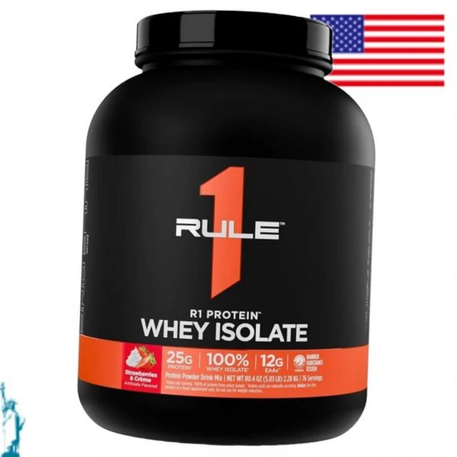 룰 1 R1 단백질 분리 유청 운동 가수 분해 공급원에서 독점적 25g 6g BCAA 포함 2.3kg5파운드, Rule 1 R1 단백질 분리 유청 - 운동 회복을 위, 5파운드 (1팩) - 쿠팡
