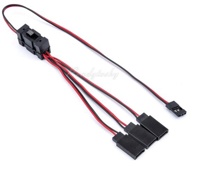 3 4 웨이 LED 라이트 분할 OnOff 컨트롤러 스위치 Y 케이블 와이어 분배기 110 TRX4 SCX10 RC 오일전차등, [01] 1 to 3 Switch, 01 1 to 3 Switch, 01 1 to 3 Switch