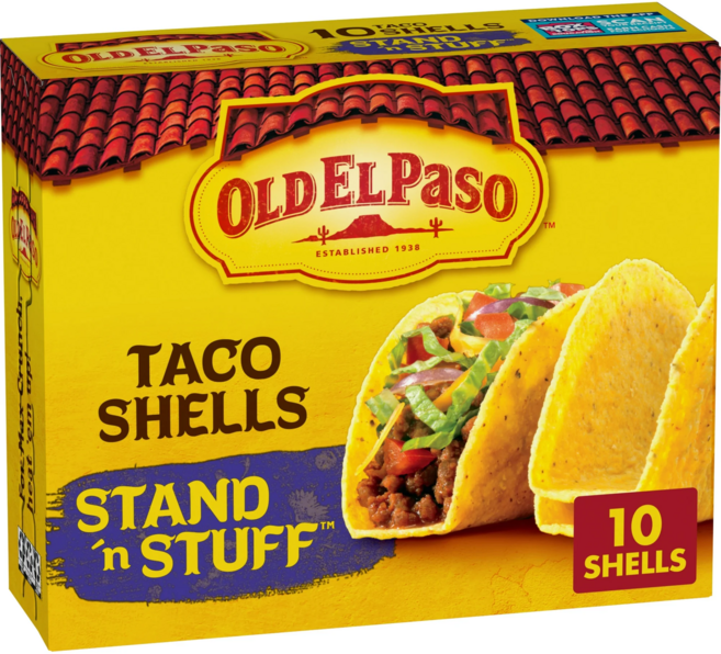 올드엘파소 스탠드 엔 스터프 타코 쉘, 133g, 1개
