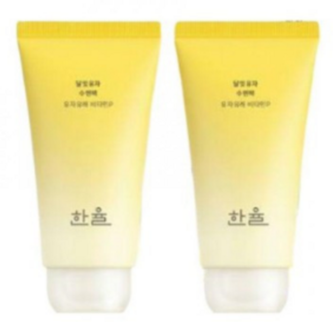 한율 달빛유자 수면팩 70ml 더블기획 (70ml+70ml), 2개
