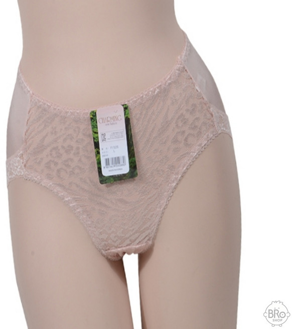 라잇뚜 호피무늬 레이스 인견 삼각 팬티 여성레이스팬티