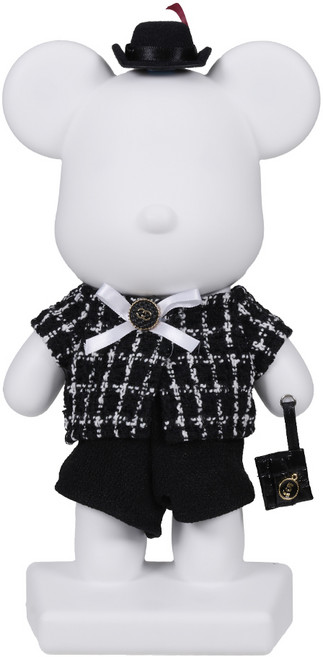 대형 석고방향제 28.7cm 자석형 곰꾸미기 빅베어브릭 [CN자켓(검검) 바지] + (탈취제+오일) 세트 매그니토, 푸른구름