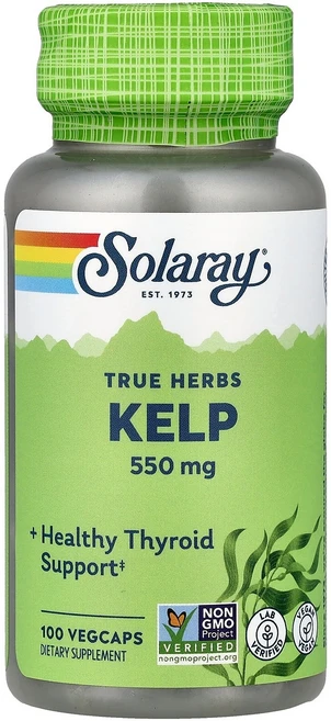 솔라레이 Solaray True Herbs 해조류 베지 캡슐 100정123901원산지:기타, 100 개 - 쿠팡