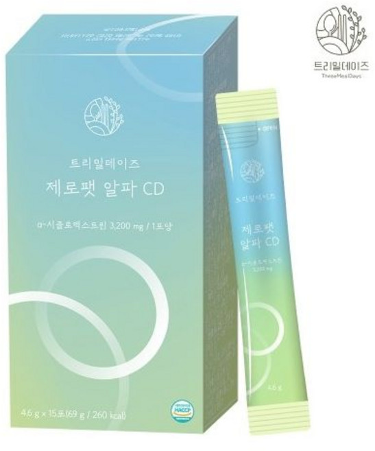 트리밀데이즈 제로팻 알파CD, 69g, 1개