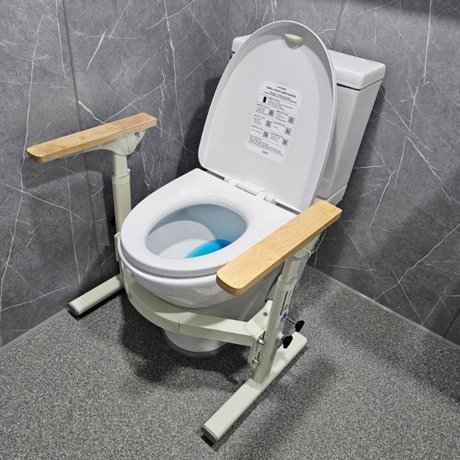 국산 BFSH10 화장실 변기안전바 안전손잡이 환자용 장애인 노약자 지지대 보조대 노인 장기요양 복지용구 실버용품 요양등급 어르신용품, 노인장기요양등급 할인구매(본인부담금 9%), 1개, 노인장기요양등급 구매(본인부담금 9%)