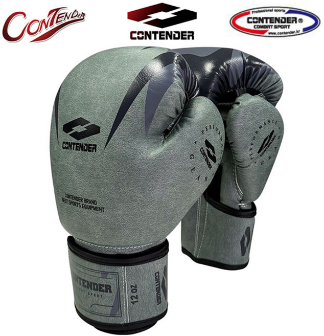 컨텐더 CPG 권투글러브 타격훈련용 복싱장갑 격투기 글러브, 1개, 카키
