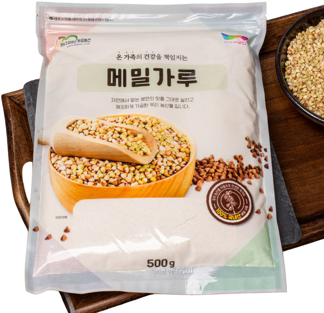 변산메밀 국산 메밀가루, 500g, 1개