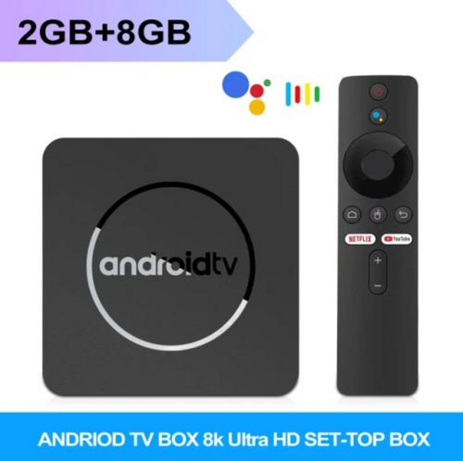 스마트 안드로이드 TV 박스 셋톱 박스 TV BOX 가정용 휴대용 TV 구글 플레이어 유튜브 넷플릭스 글로벌 버전 박스 Android13 Allwinnerh313 Google 어시, 6) 영국 플러그 - 2GB8GB, 1개