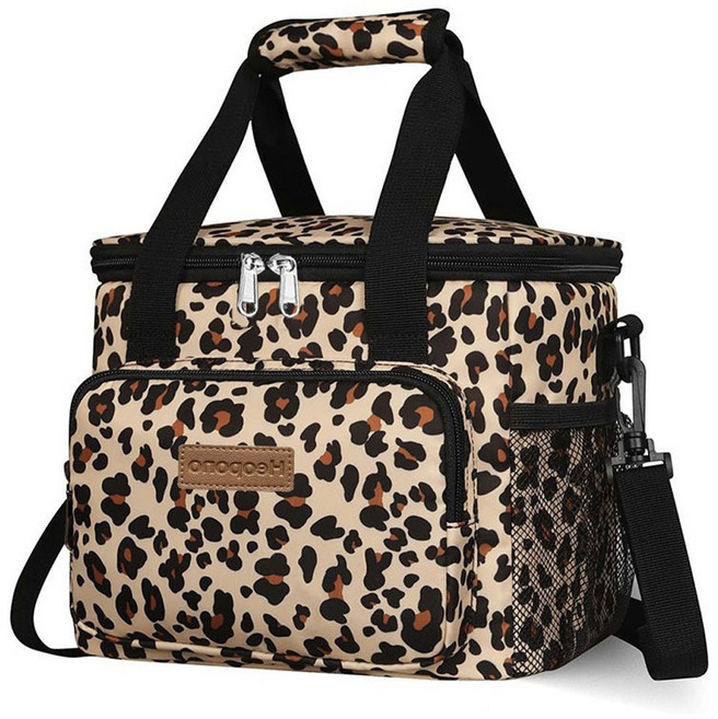 [보냉실험완료] 보냉효과 확실한 진짜 예쁜 보냉백, 레오파드, 15L