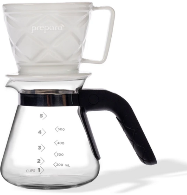 prepara 푸어오버 핸드드립 세트 600ml, 혼합색상, 1세트