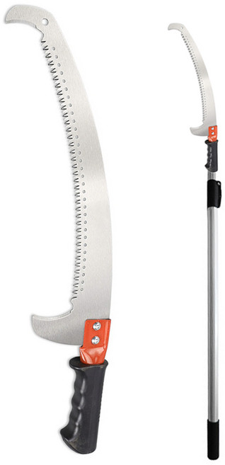 고지톱 전지톱 고지 톱날 전정톱 가지치기 톱 장대 3m 4.5m, 1개