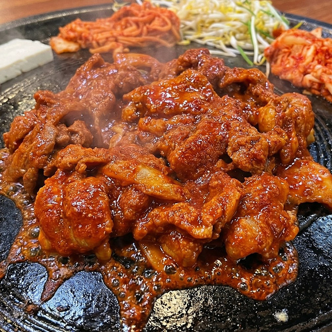 간편완성 수원 노포 특제 매콤 돼지양념 고추장왕구이 600g, 5개