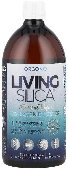 리빙 실리카 수용성 규소수 1L 콜라겐 부스터 오르고노 규소 실리콘 규소수건강식품, 1개