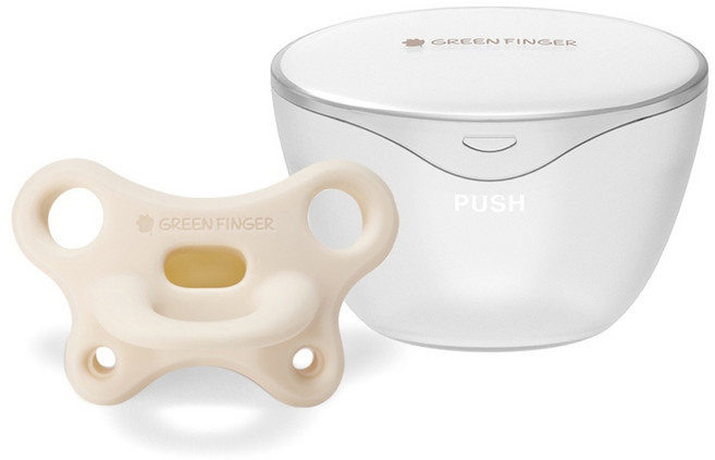 그린핑거 베베그로우 노리개젖꼭지, 크림, 1개, 1단계(0~6개월)