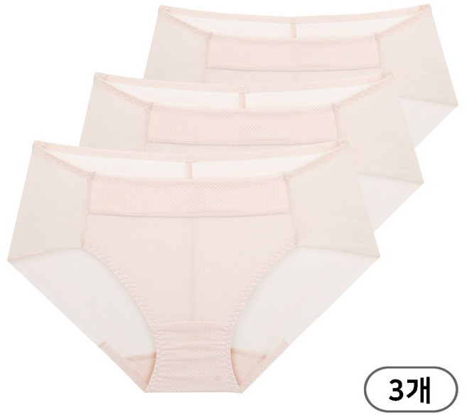 판도라by비비안 3P 쾌적한 메쉬 기본 햄팬티 3종 세트