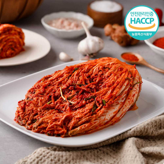 [윤자매김치] 국산 HACCP인증 전라도 포기 배추김치, 10kg, 1개
