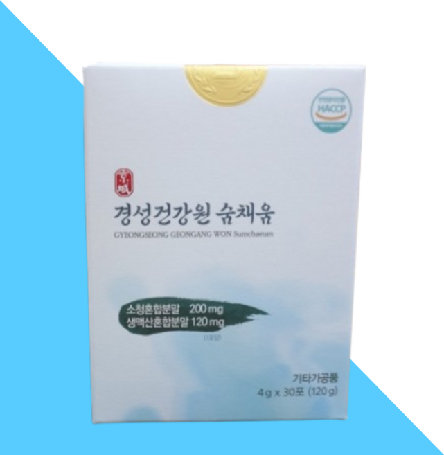 경성건강원 숨채움 120g 소청 혼합분말 생맥산, 1박스