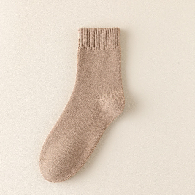 秋冬加厚毛圈襪 長襪 日系時尚保暖防寒高筒襪