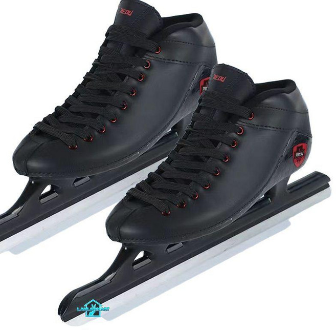 스케이트화 쇼트트랙 스피드 아이스스케이트 스케이트 아이스 인라인 신발 피겨스케이트, 270, 빨간색