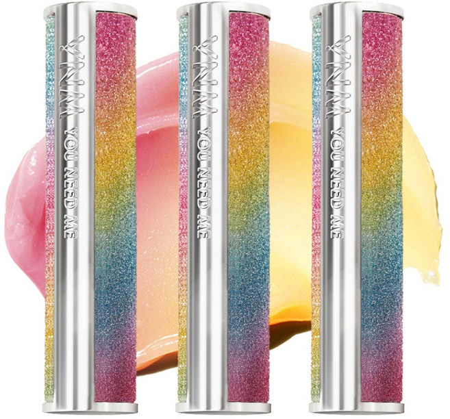 YNM 허니 립밤 세트, 레인보우, 3g, 3개