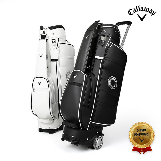 [캘러웨이코리아정품] 캘러웨이 리버티 여성 휠 캐디백, 블랙