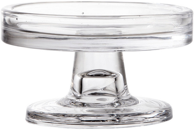 베이직 유리 필라 촛대 68, 투명