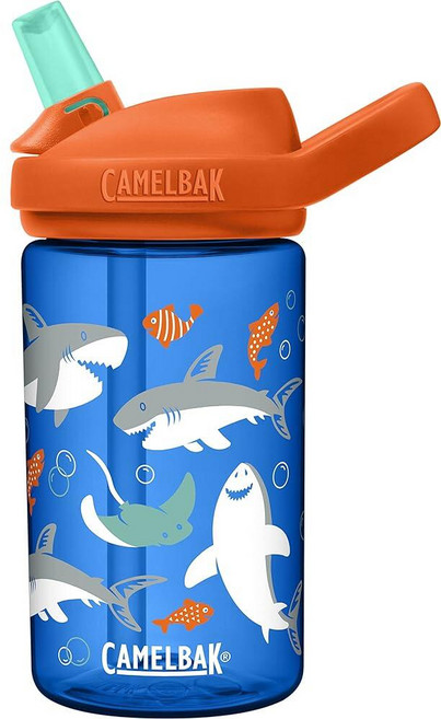 카멜백 에디 플러스 키즈 물병 400ml 상어, Dinorama, 1개