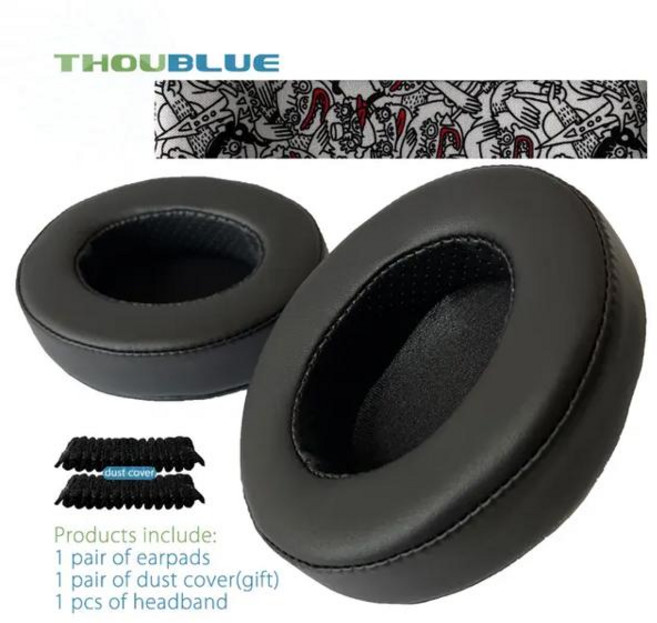 THOUBLUE-스틸시리즈 Arctis 7 7p 9 9X 프로 이어폰 교체용 이어 패드 메모리폼 커버 이어패드 헤드폰, [04] 1 and band3, 1개