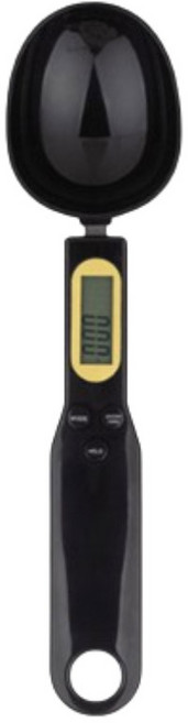 체중계 우유 LCD 체중계 식품 측정 요리 디지털 스푼 커피 0.1-500g 무게추 주방 미니 가루 밀가루 전자, Black(Battery), 1개