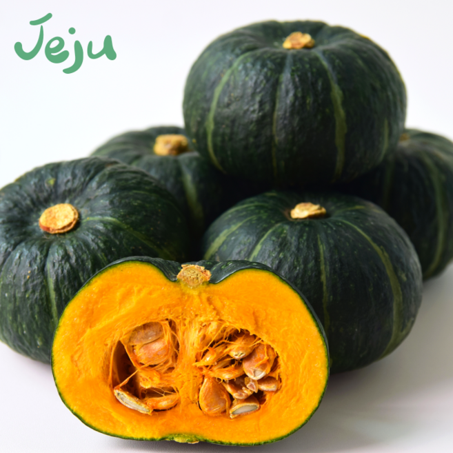 [제주산] 미니밤호박 미니 단호박 보우짱 밤단호박 2kg 3kg 5kg 10kg, 1박스, 2kg(4-8과)
