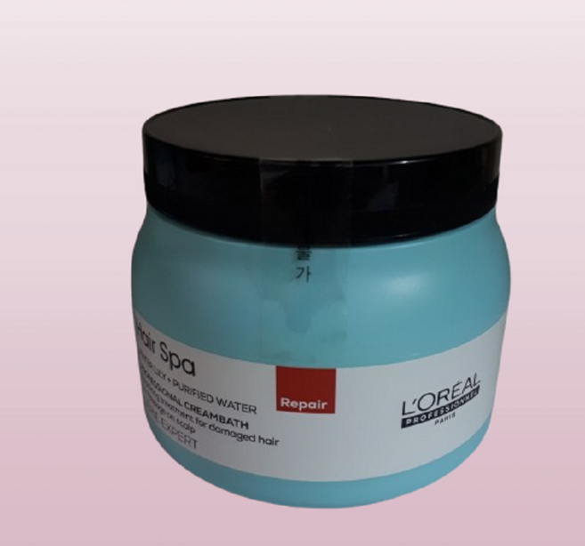 로레알프로페셔널 헤어스파 리페어링 크림바스 트리트먼트, 490ml, 4개
