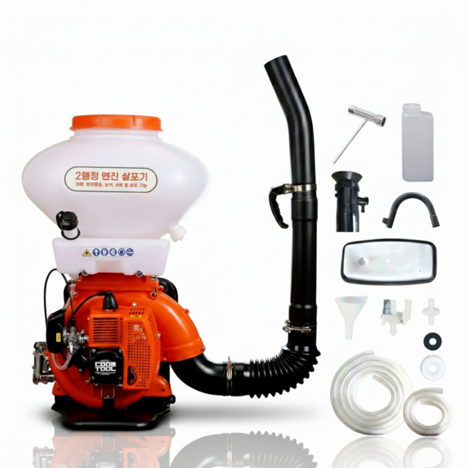 코스툴 2행정 살포기 분무기 43cc 엔진 농약 염화칼슘 비료, 1개